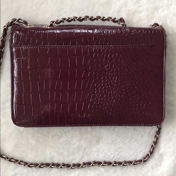 Anne Klein croc embossed clutch purse - Picture 6 of 8